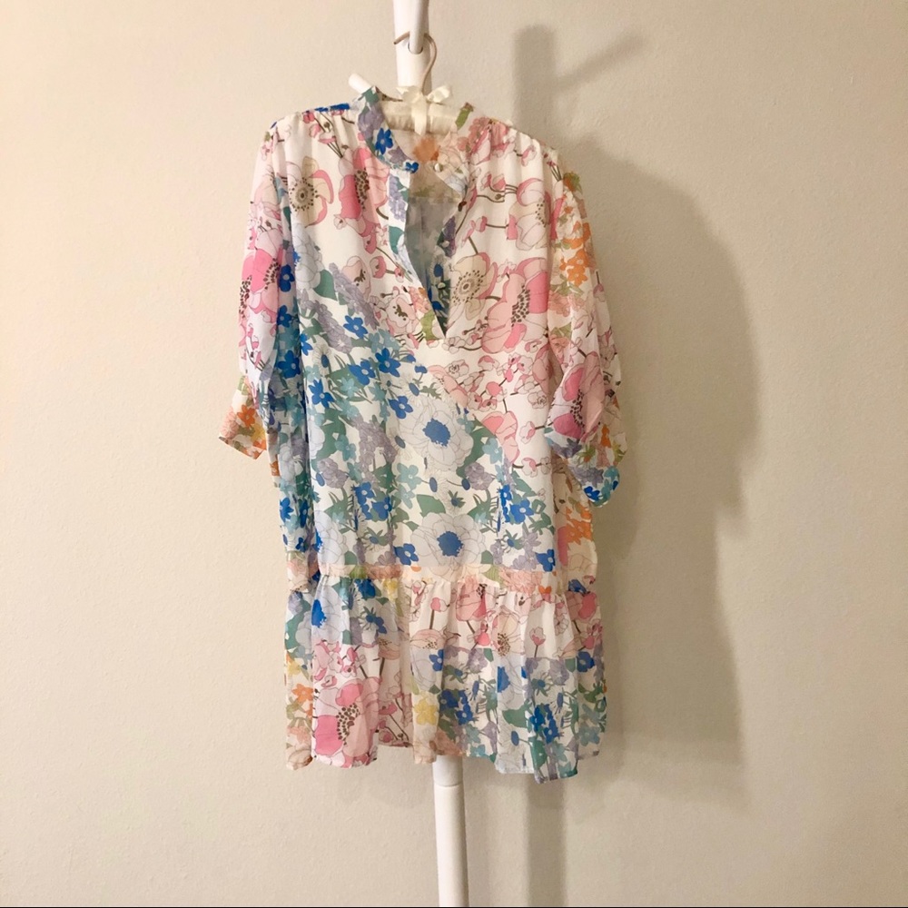 Shein Floral Dress.